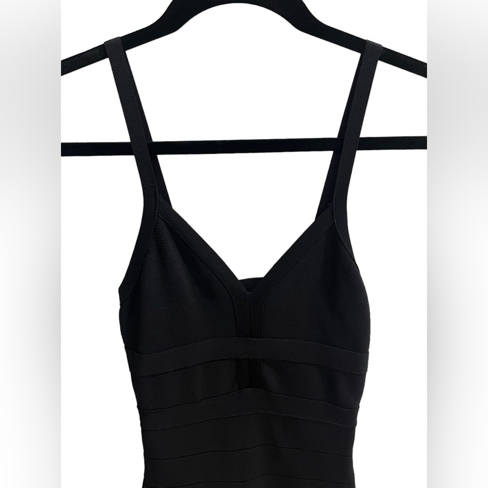 bebe - Black Bandage Bodycon Little Black Dress - Women’s Size XS - Picture 4 of 10